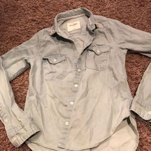 Abercrombie kids button down shirt.